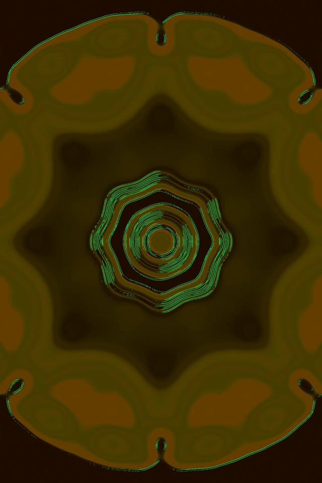 Neon Tunnel VJ Loop 9:16 60fps Screensaver Spiraling Concentric Rings