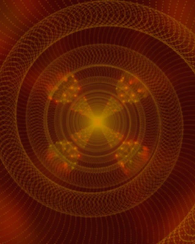 Tunel Neon Glob Auriu Vortex Vj Loop 4:5 Instagram 60fps Screensaver