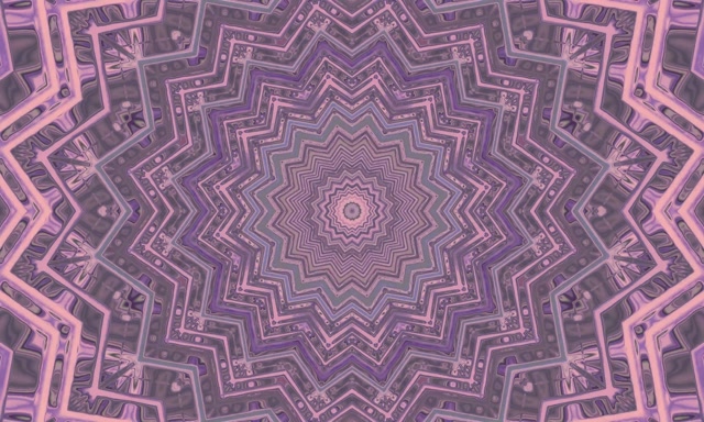 Tunel Neon Mov Stea Caleidoscop Vj Loop 5:3 wide 60fps Screensaver