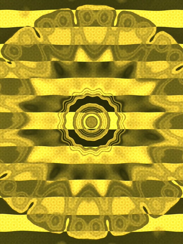 Tunel Neon Explozie Stea Galbenă VJ Loop 3:4 iPad Portrait 60fps Screensaver