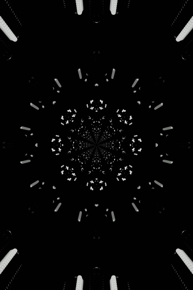 Tunel Neon Fractal Fulg Zăpadă VJLoops 2:3 Photo Portrait 60fps Screensaver