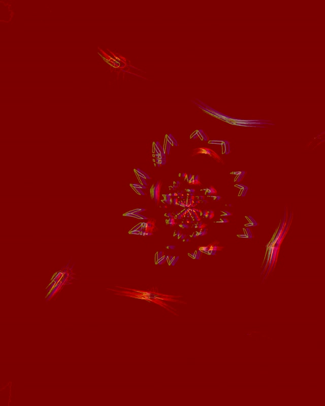 Tunel Neon Fractal Înflorire VJLoops 4:5 Instagram 60fps Screensaver