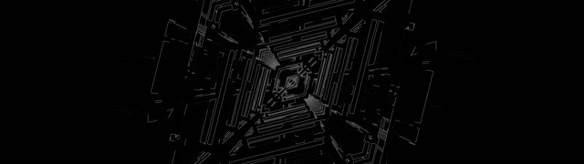 Tunel Neon Wire Frame Vortex VJ Loop 32:9 Super Ultrawide 60fps Screensaver