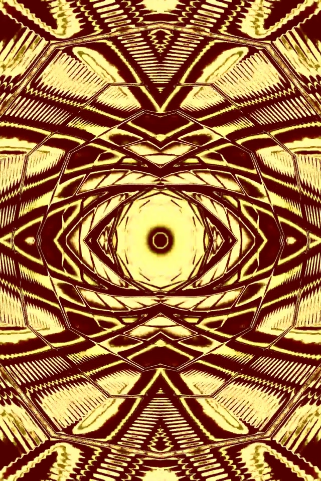 Tunel Neon Auriu Screensaver 60fps 2:3 Foto Portrait VJ Loop