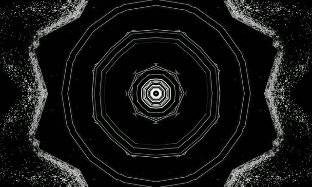 Tunel Neon Vortex Decagon Screensaver 60fps 5:3 Wide VjLoops