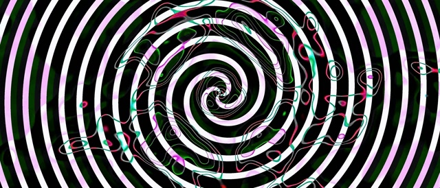 Tunel Neon Spirală Vortex Vj Loop 21:9 Ultrawide 60fps Screensaver