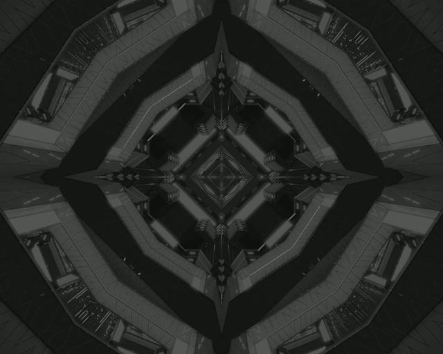 Tunel Neon Diamant Întunecat Caleidoscop 5:4 industrial 60fps Screensaver VJLoops