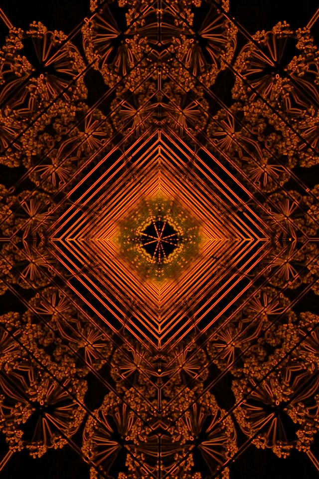 Tunel Neon Diamant Fractal Vortex 2:3 Photo Portrait 60fps Screensaver VJLoops