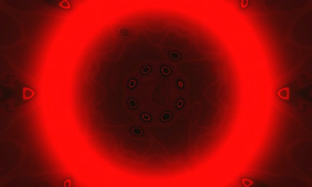 Tunel Neon Roșu Strălucitor Mandala Vortex VJ Loop 5:3 Wide 60fps Screensaver