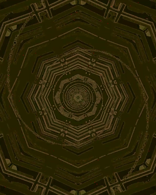 Tunel Neon Octagon Spirală VJ Loop 4:5 Instagram 60fps Screensaver