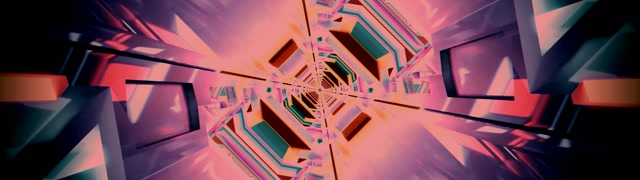 Tunel Neon Vortex Hexagon 32:9 Super Ultrawide 60fps Screensaver VJ Loop