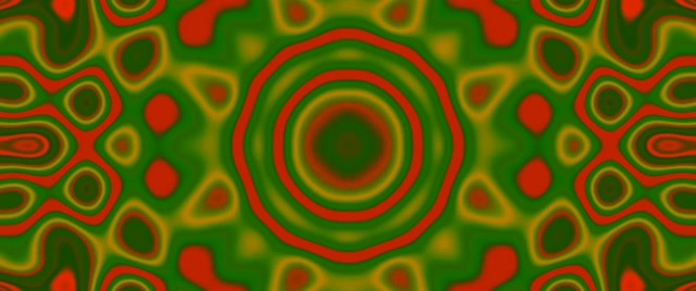 Tunel Neon Portocaliu Vortex Festonat VJ Loop 2.39:1 Cinemascope 60fps Screensaver