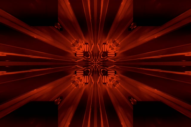 Fractal Roșu Calidoscop Tunel Neon VJ Loop 3:2 Surface 60fps Screensaver