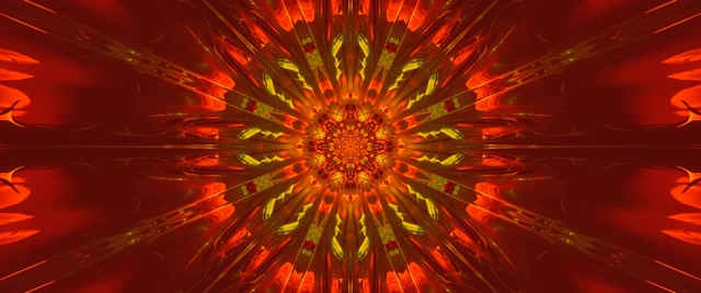 Tunel Neon Explozie Soare Fractal VJ Loop 2.39:1 Cinemascope 60fps Screensaver