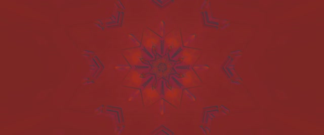 Tunel Neon Roșu Mandala Caleidoscop VJ Loop 2.39:1 Cinemascope 60fps Screensaver