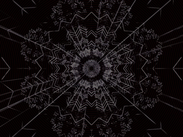 Fractal Întuneric Caleidoscop Tunel Neon VJLoops 4:3 Classic 60fps Screensaver