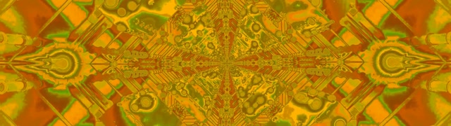 Tunel Neon Kaleidoscop Auriu Fractal VJLoops 32:9 Super Ultrawide 60fps Screensaver