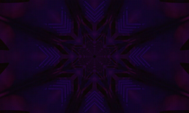Vj loop Tunel Neon Violet Mandala Stea 5:3 wide 60fps screensaver