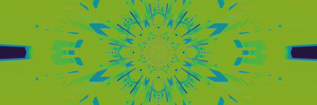 Neon Tunnel Kaleidoscope Vortex | 3:1 Triple Wide 60fps Screensaver Loop