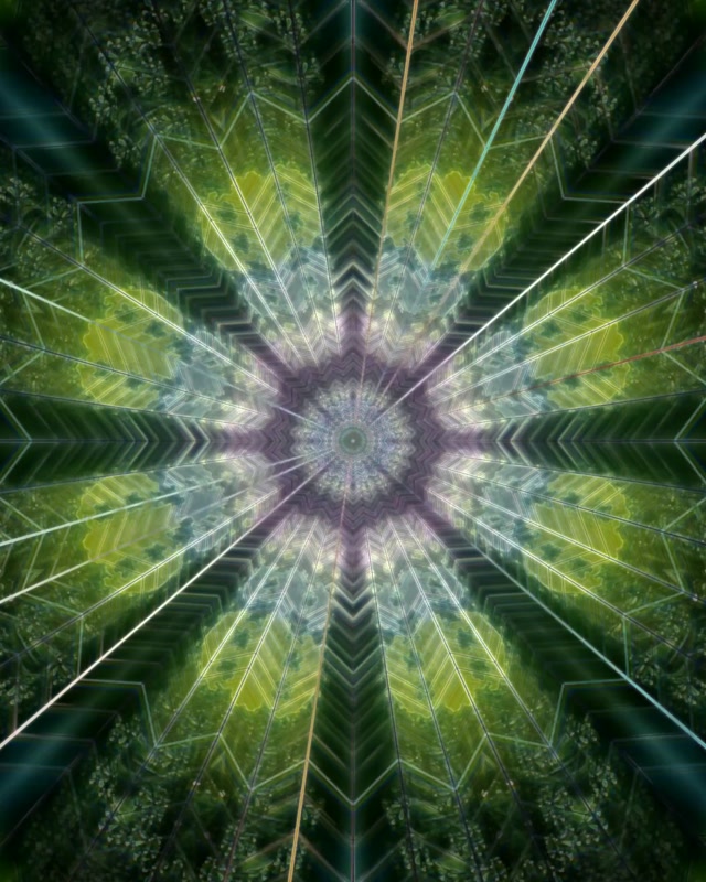 Neon Tunnel Kaleidoscope Burst VJ Loop 4:5 Instagram 60fps Screensaver