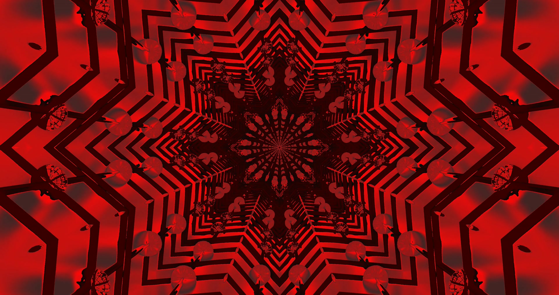 Tunel Stea Roșu Întunecat screensaver 4k uhd 60fps live wallpaper