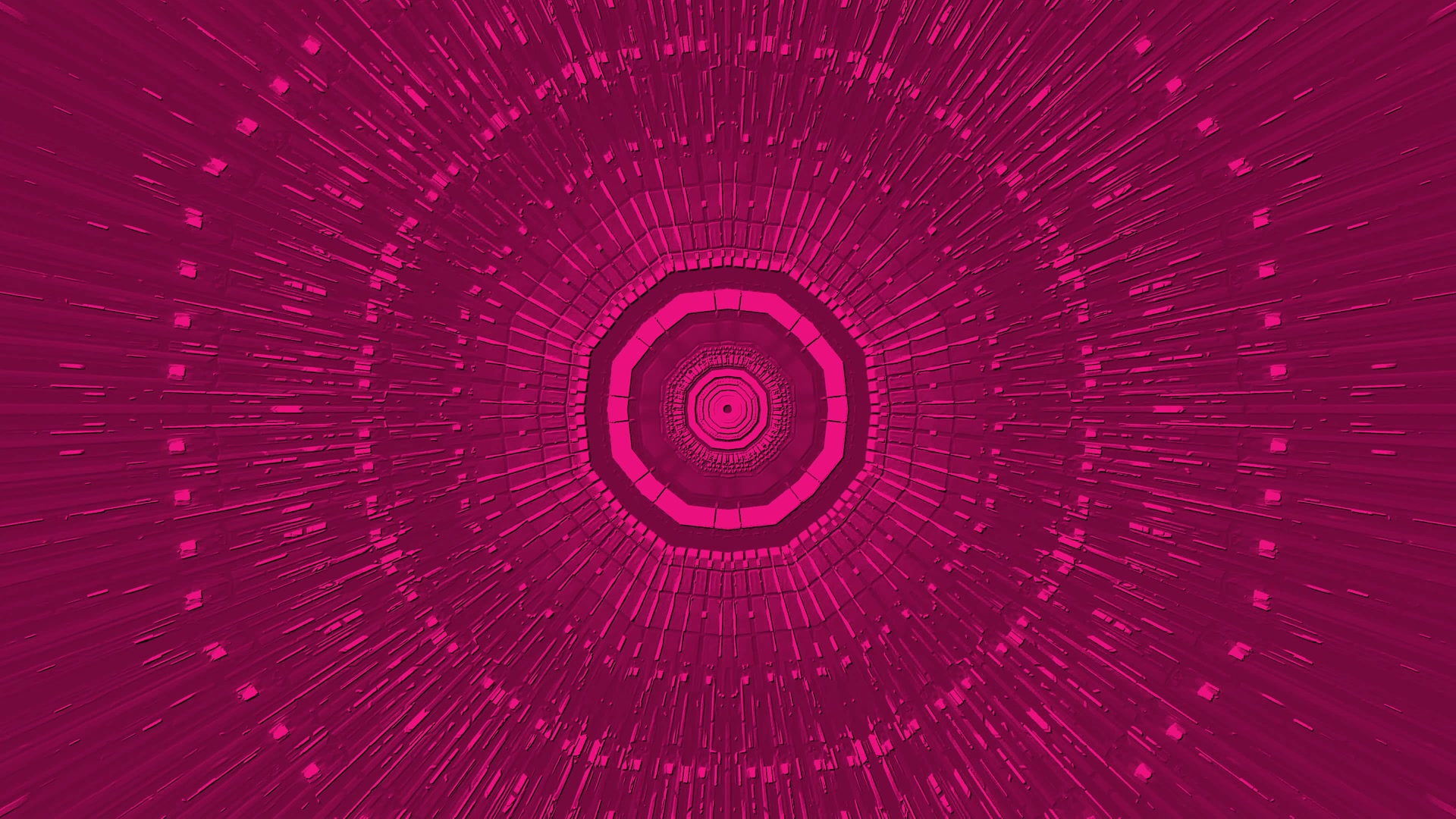 Tunel Neon Vortex Magenta 4K UHD 60fps Economizor Ecran PC