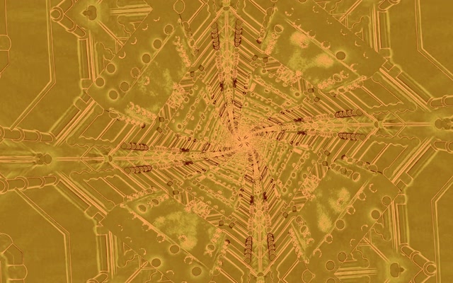 Tunel Neon Circuit Auriu VJ Loop 16:10 MacBook 60fps Screensaver