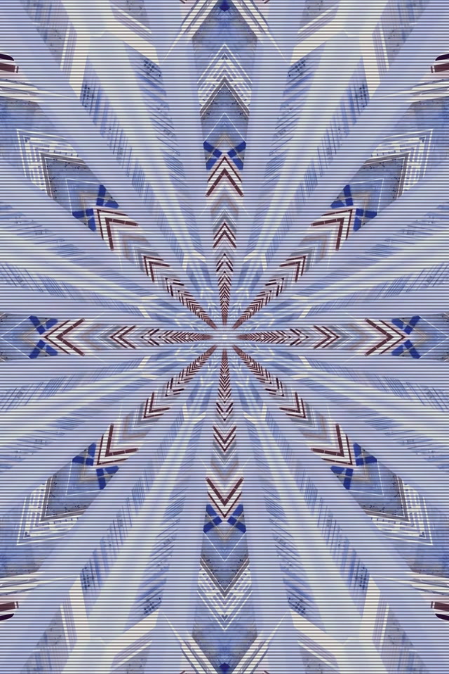 Tunel Neon Geometric Albastru Screensaver 2:3 Photo Portrait 60fps VJ Loop