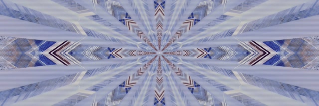 Tunel Neon Geometric Albastru Screensaver 3:1 Triple Wide 60fps VJ Loop