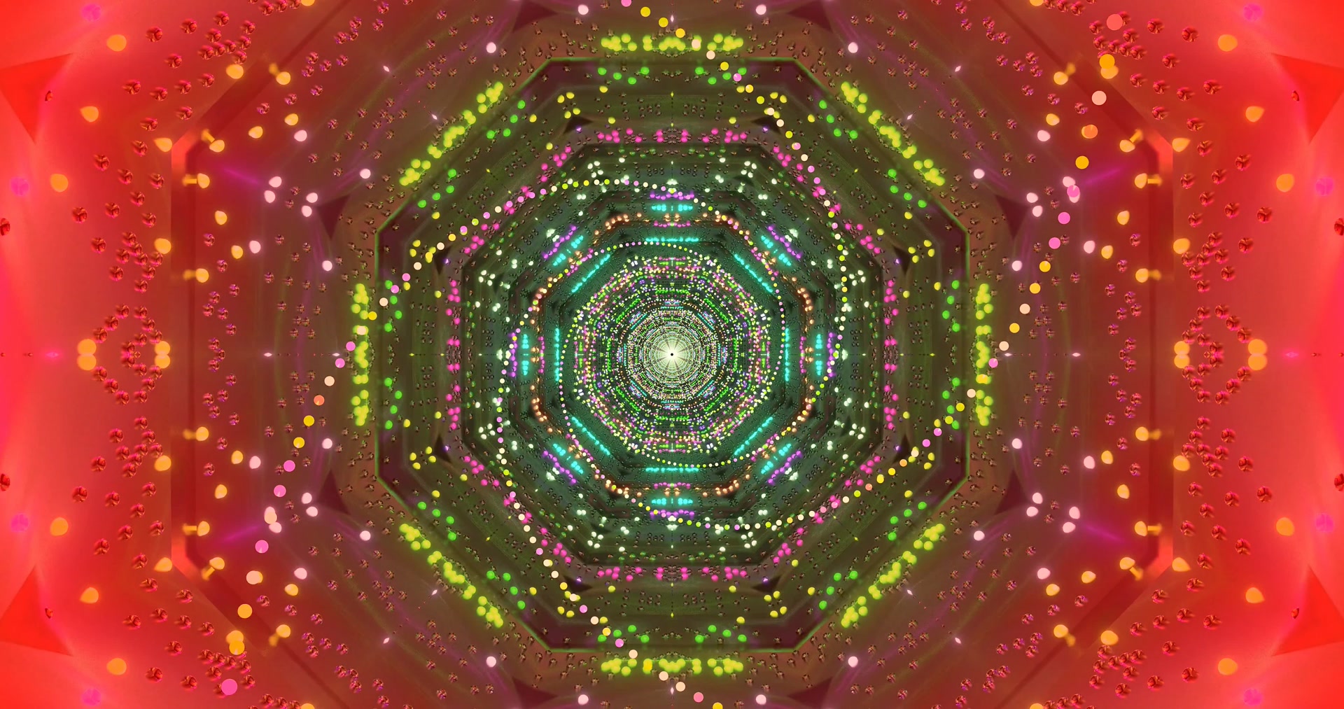 4K Uhd 60Fps Neon Tunnel Screensaver Colorful Spiral Vj Loop Screensaver Windows 11