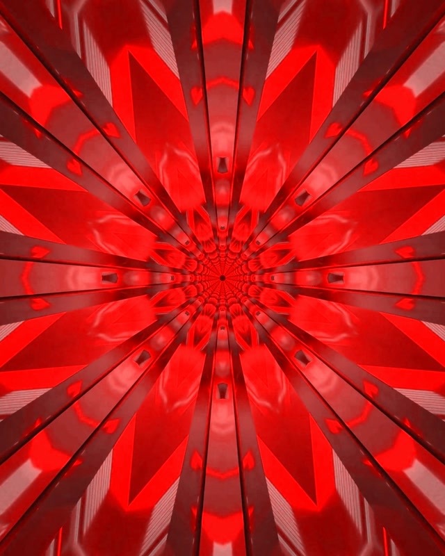 Красный Неоновый Туннель Радиальный Взрыв VJ Loop 4:5 Instagram 60fps Заставка