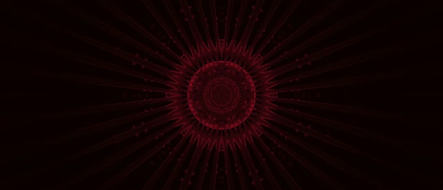 Crimson Mandala Neon Tunnel Vj Loop 21:9 Ultrawide 60fps Screensaver