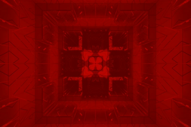 Red Neon Tunnel Pulsating Diamond Vortex 3:2 60fps VJ Loop Screensaver