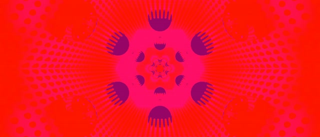 Neon Tunnel Hexagon Kaleidoscope VJ Loop 21:9 Ultrawide 60fps Screensaver