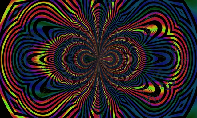 Неоновый туннель Спиральный калейдоскоп VJLoops 5:3 широкий 60fps заставка