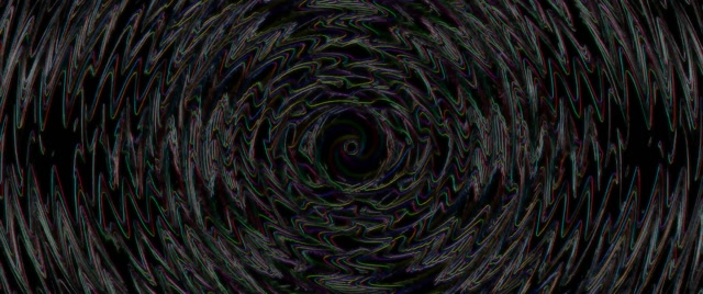 Neon Tunnel Spiraling Vortex VJ Loop 2.39:1 60fps Screensaver