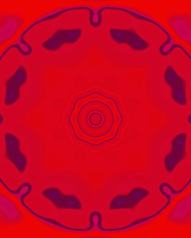 Красный Неоновый Туннель Калейдоскоп Loop 60fps 4:5 Instagram Заставка VJ Loop