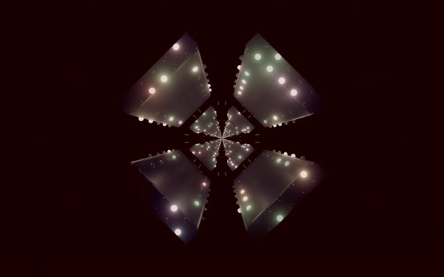 Неоновый туннель фрактальный калейдоскоп VJ Loop 16:10 Macbook 60fps Screensaver