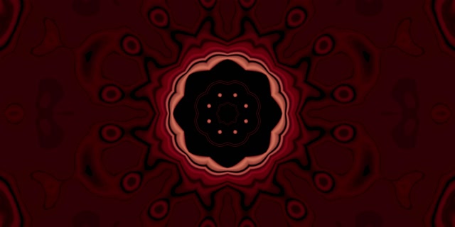 Неоновый Туннель Красный Калейдоскоп Звездный Взрыв VJ Loop 2:1 Univisium 60fps Заставка