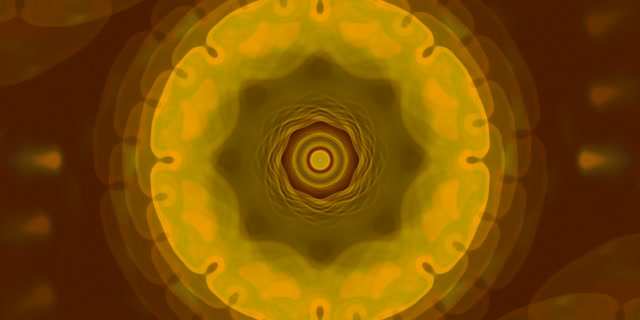 Concentric Circle Neon Tunnel 2:1 Univisium 60fps Screensaver VJ Loop