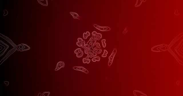 Темно-красная абстрактная космическая вихревая движущийся фон петля