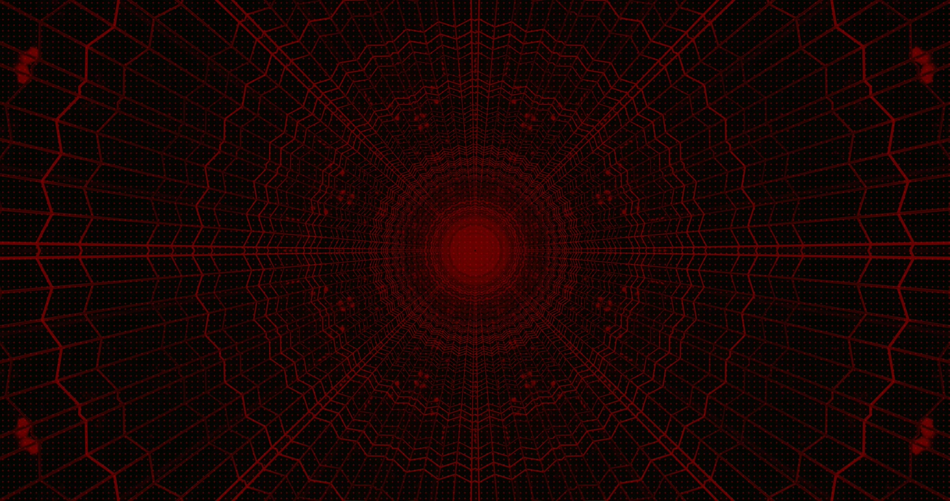 Červený neónový tunel šetrič obrazovky 4K UHD 60fps VJ Loop PC