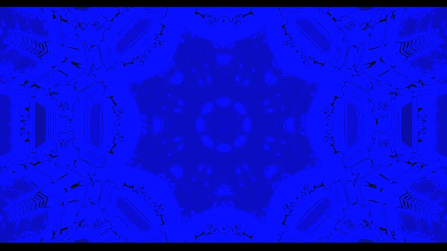 Modrý Abstraktný Digitálny Glitch VJLoops - Cyberpunk Pohybové Pozadie