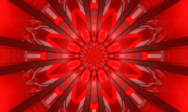 Červený Neon Tunnel Kaleidoskop Explózia VJ Loop 5:3 Wide 60fps Šetrič Obrazovky