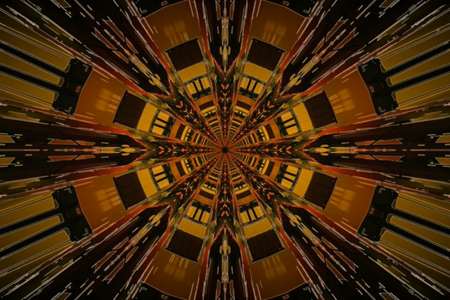 Neonový tunel kaleidoskop hviezda výbuch 3:2 surface 60fps šetrič obrazovky Vj Loop