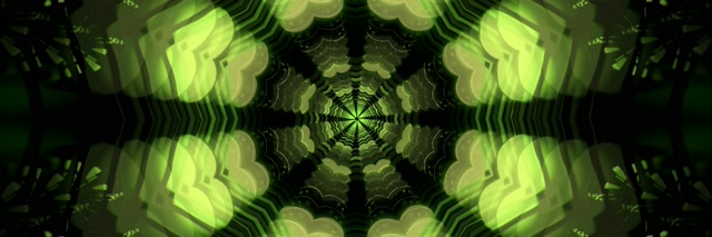 Neon Tunnel Kaleidoscope Vortex | 3:1 Ultrawide | 60fps Screensaver Loop