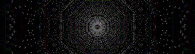 Neon Tunnel Fractal Kaleidoscope Vortex 32:9 Ultrawide 60fps Screensaver Loop