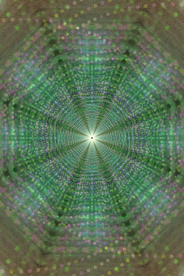 Neon Tunnel Radial Grid Burst 2:3 Portrait 60fps VJ Loop Screensaver