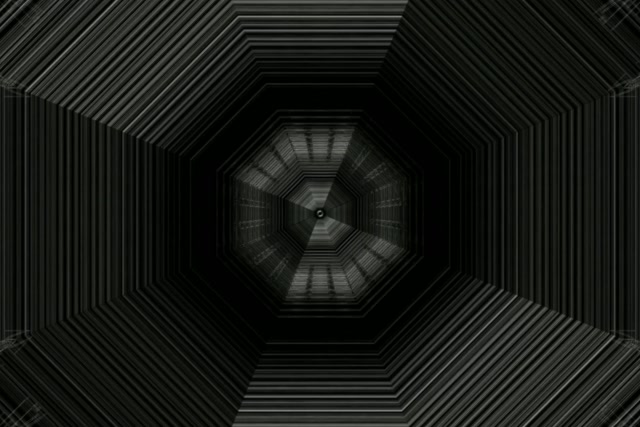 Octagonal Neon Tunnel | 60fps VJ Loop | Hypnotic Geometric Screensaver