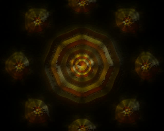 5:4 industrial neon tunnel vj loop 60fps screensaver golden hexagon